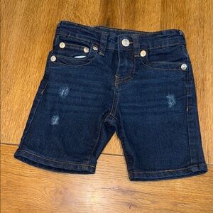True Religion Blue Classic Denim Shorts